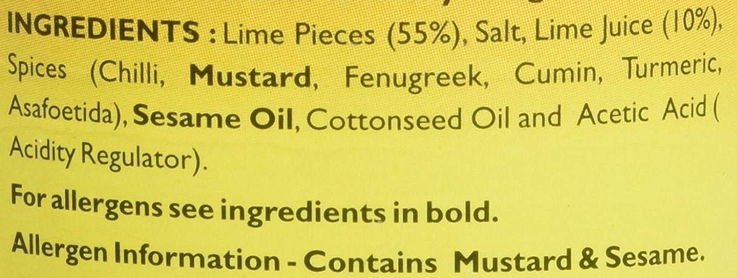 Lime Pickle (South Indian Style)