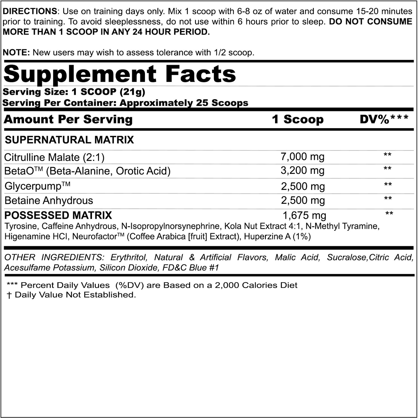 Black Magic BZRK 25 Servings