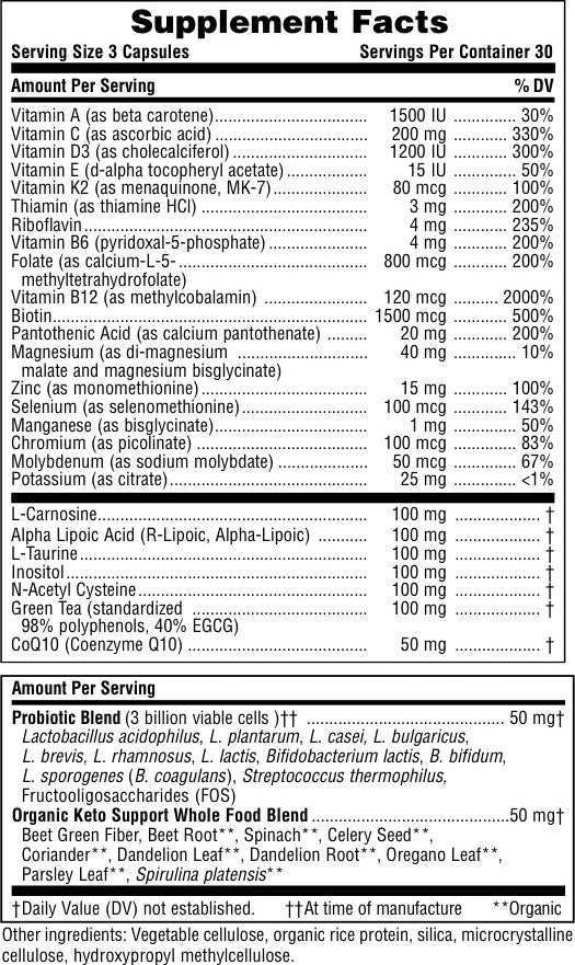 NaturesPlus KetoLiving Daily Multivitamin