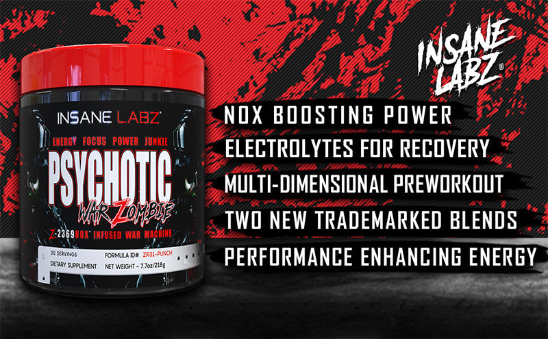Insane Labz Psychotic War Zombie 30 Servings