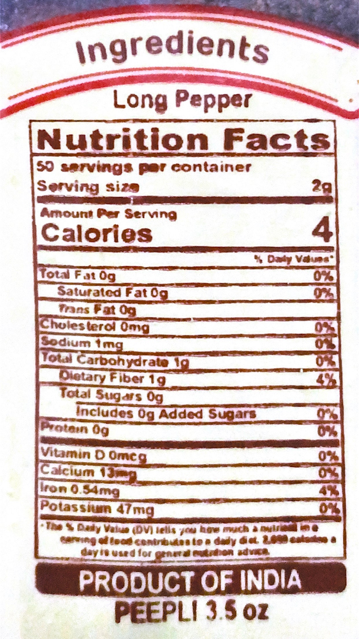 Peepli (Long Pepper)