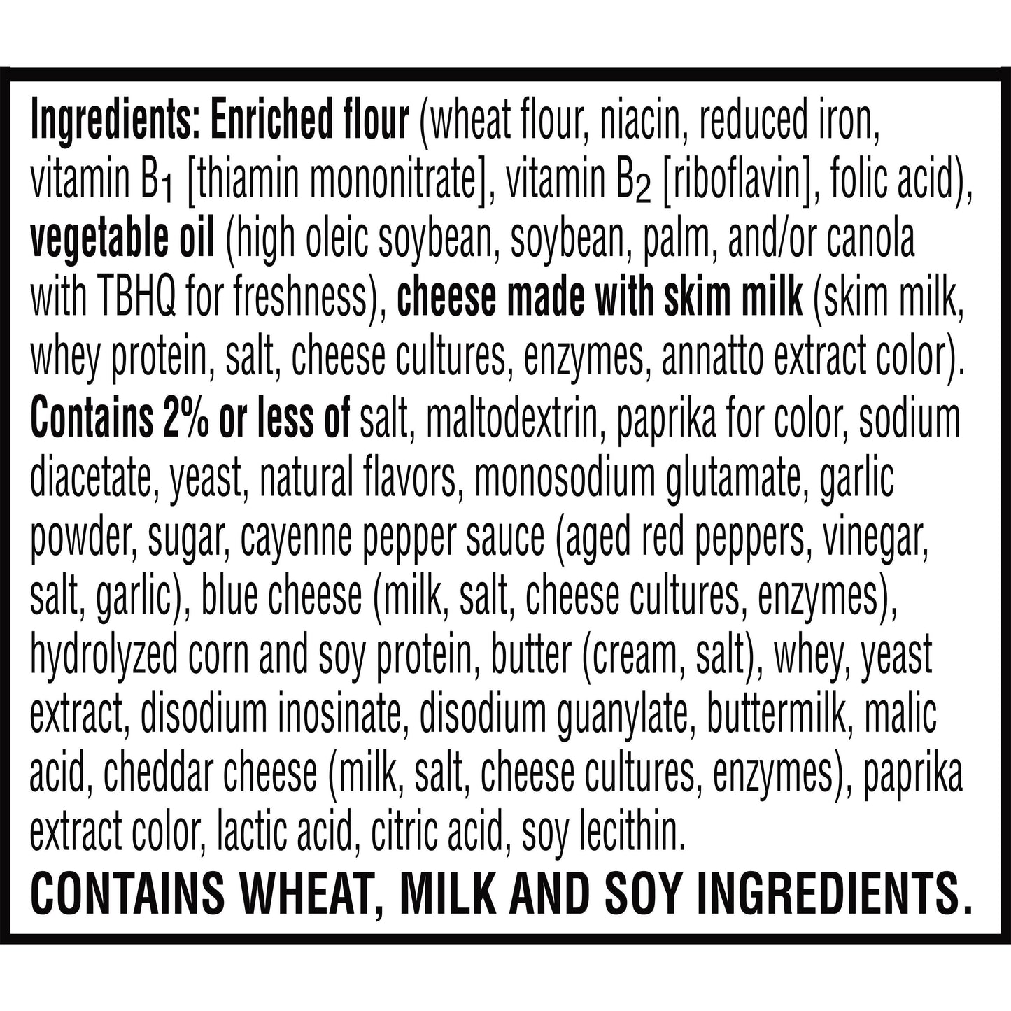 Cheez-It Buffalo Wing Cheese Crackers, 12.4 oz