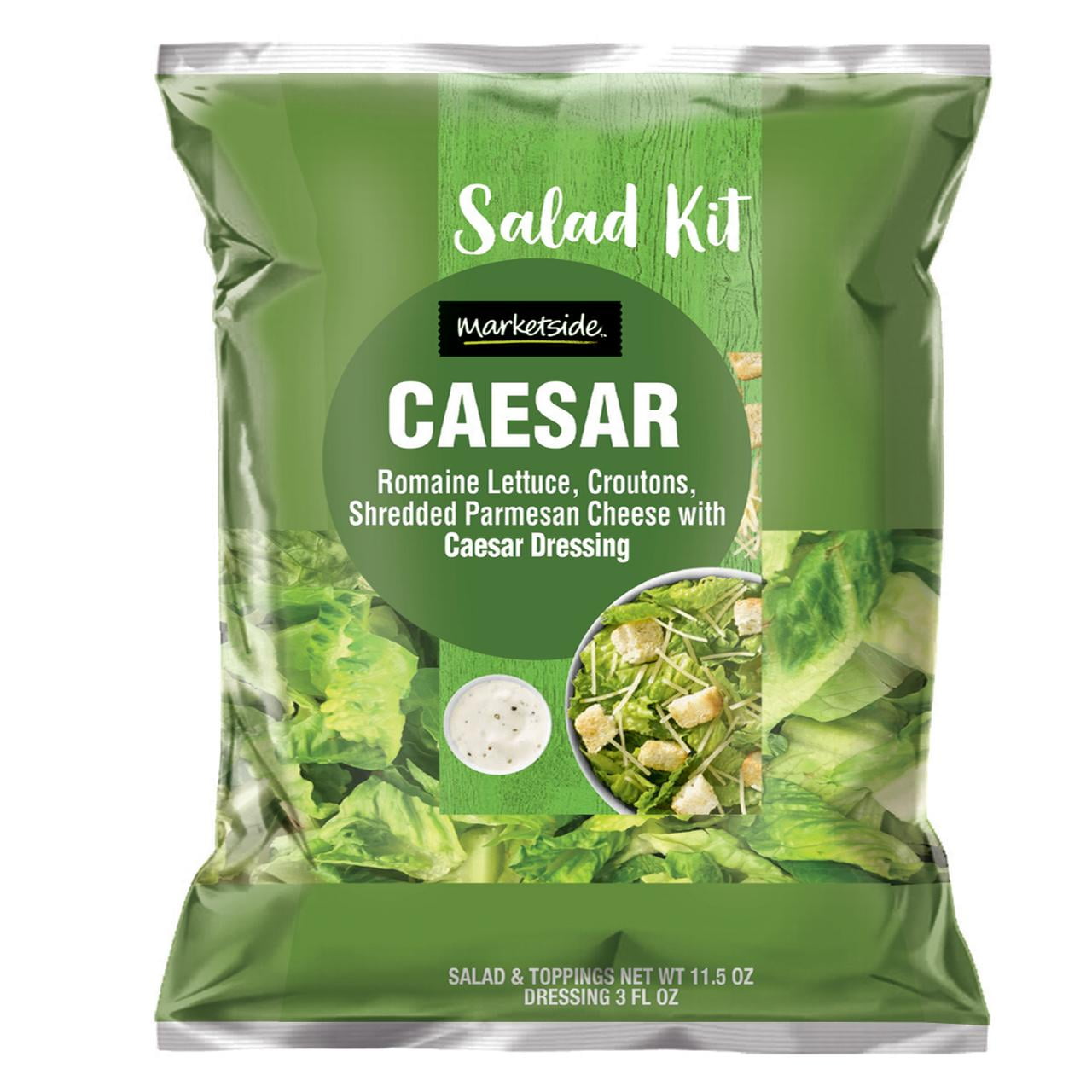 Marketside Caesar Salad Kit, 11.55 oz Bag, Fresh – instafresh