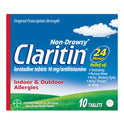 Claritin 24 Hour Non-Drowsy Allergy Medicine, Loratadine Antihistamine Tablets, 10 Ct