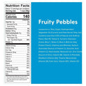 Post Fruity PEBBLES Breakfast Cereal, Gluten Free, 10 Vitamins and Minerals, Breakfast Snacks, Sweetened Rice Cereal, 11 Oz