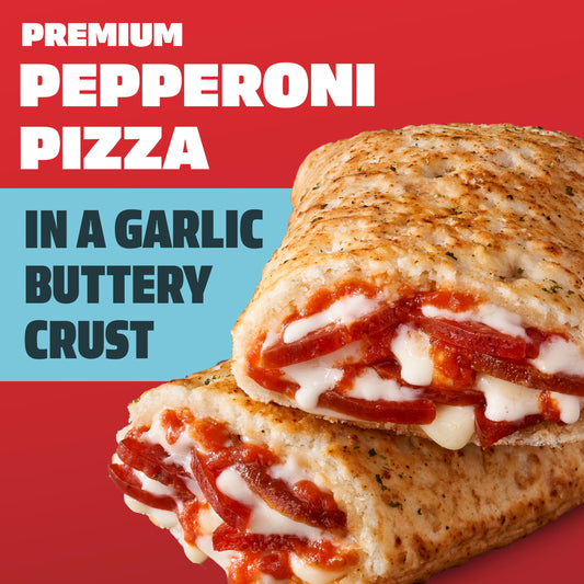 Hot Pockets Frozen Snacks, Pepperoni Pizza Buttery Crust, 5 Regular Sandwiches (Frozen)