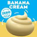 Jell-O Banana Cream Artificially Flavored Zero Sugar Instant Reduced Calorie Pudding & Pie Filling Mix, 0.9 oz Box