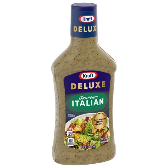 Kraft Deluxe Supreme Italian Dressing, 16 oz Bottle