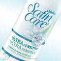 Gillette Satin Care Ultra Sensitive Women's Shave Gel, Fragrance Free, 14 oz