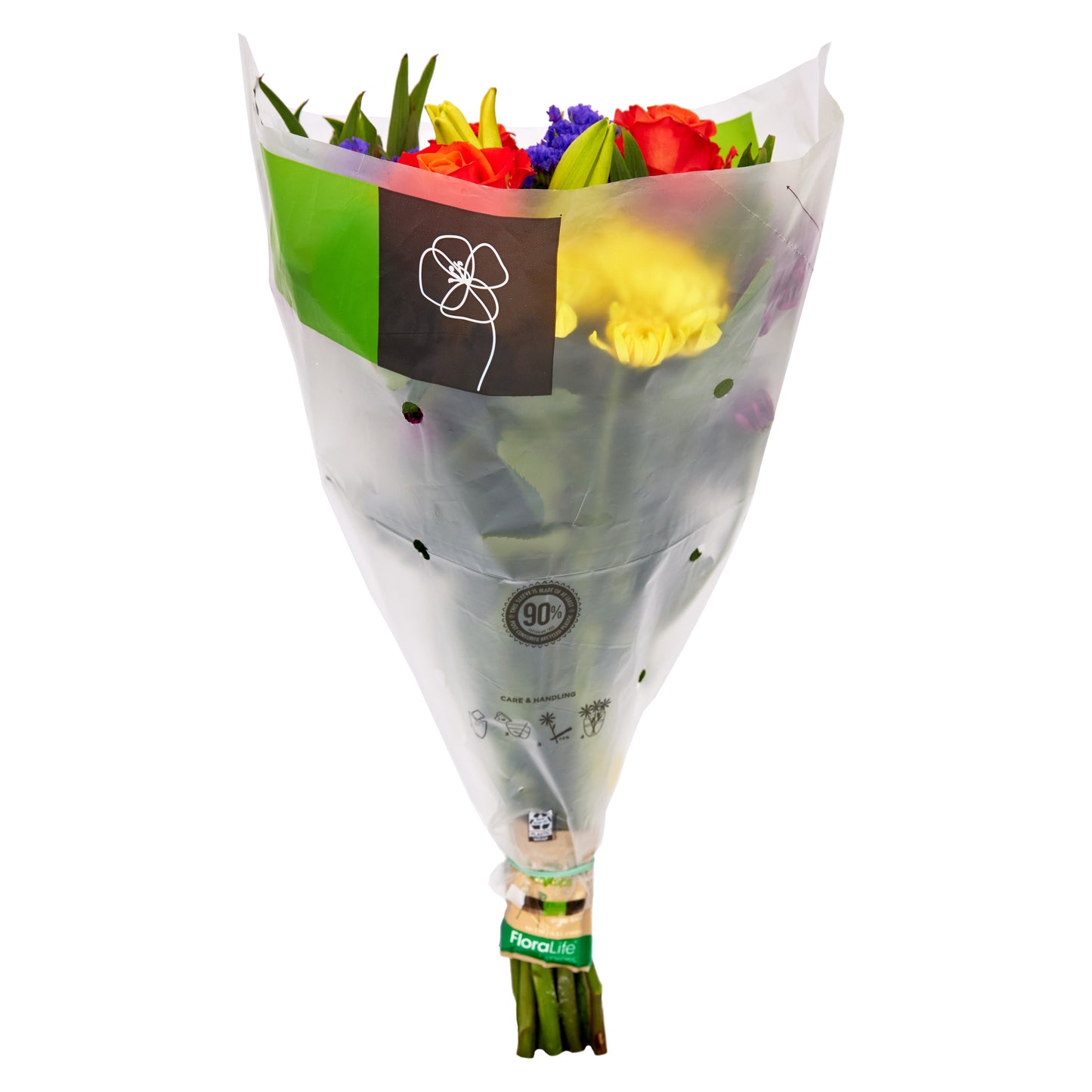 Fresh-Cut Small Mixed Flower Bouquet, Minimum of 12 Stems, Colors Vary