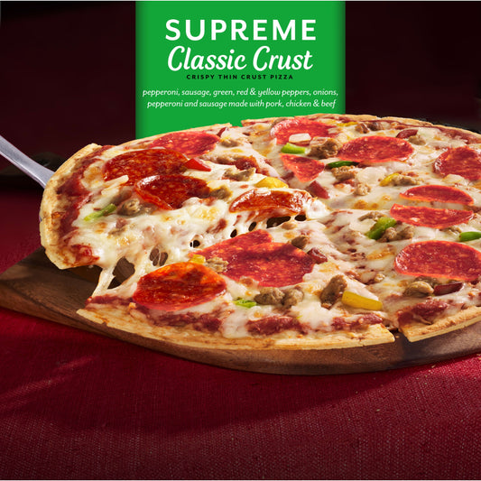 DiGiorno Frozen Pizza, Supreme Classic Crust Pizza with Marinara Sauce, 20.8 oz (Frozen)