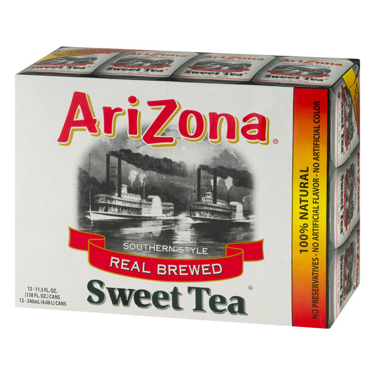 (12 Cans) Arizona Southern Style Real Blend Sweet Tea, 11.5 fl oz