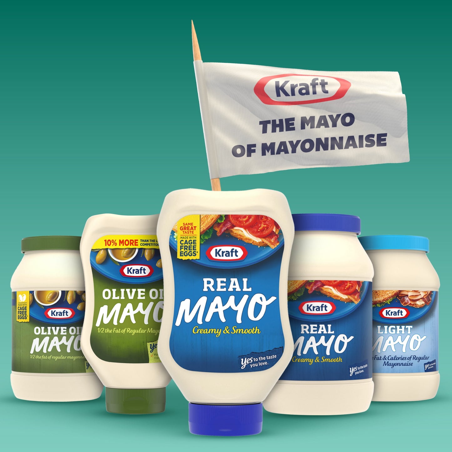 Kraft Real Mayo Creamy & Smooth Mayonnaise Squeeze Bottle, 22 fl oz