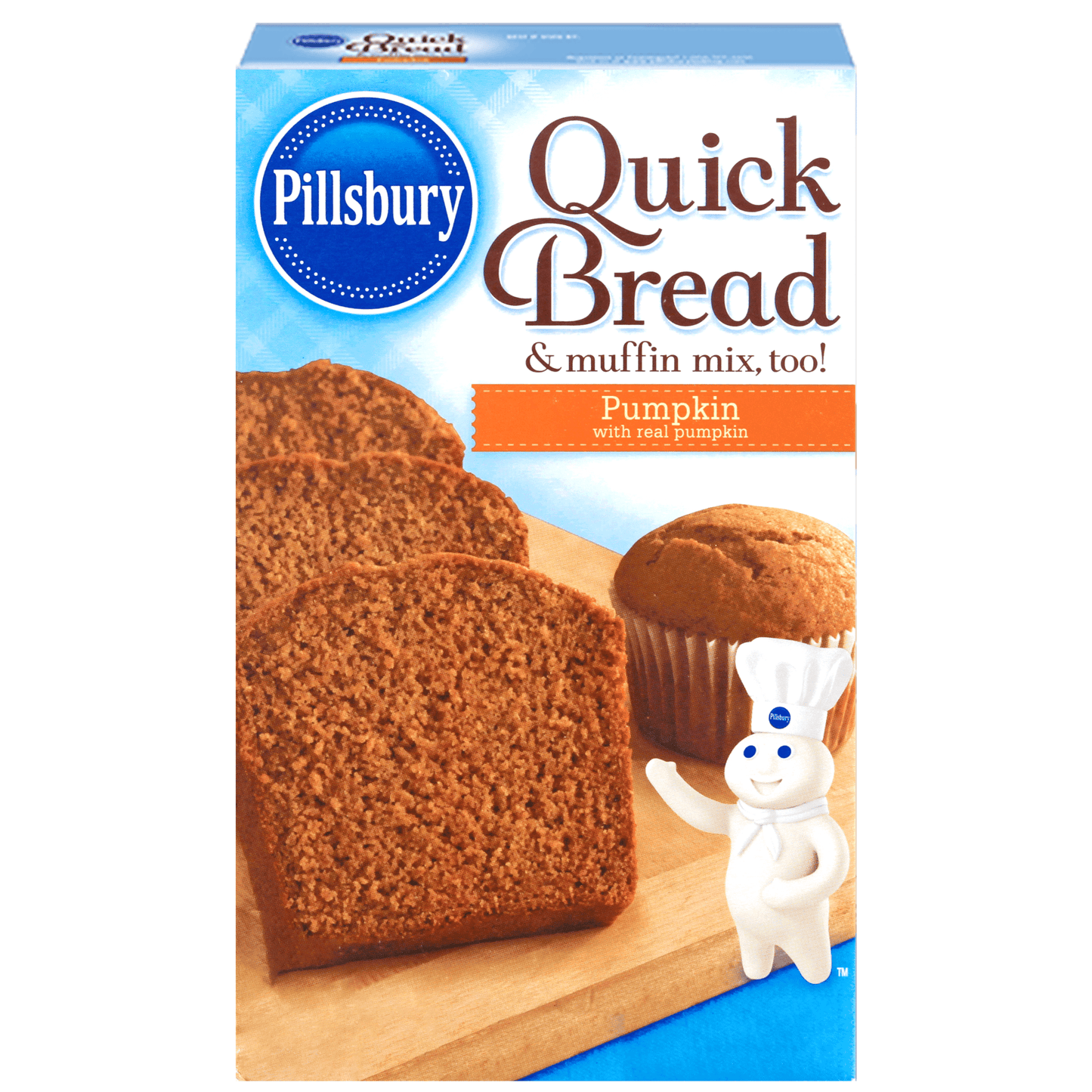 Pillsbury Pumpkin Quick Bread and Muffin Mix, 14 Oz Box