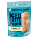 Maxwell House Iced Vanilla Latte with Foam Instant Coffee Drink Mix, 5.92 oz, 6 Packets