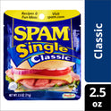 SPAM Single Classic, 9 g protein per serving, 2.5 oz Aluminum Pouch