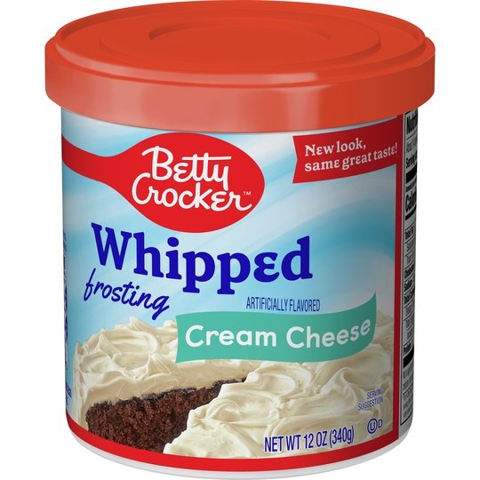 Betty Crocker Gluten Free Whipped Cream Cheese Frosting, 12 oz.