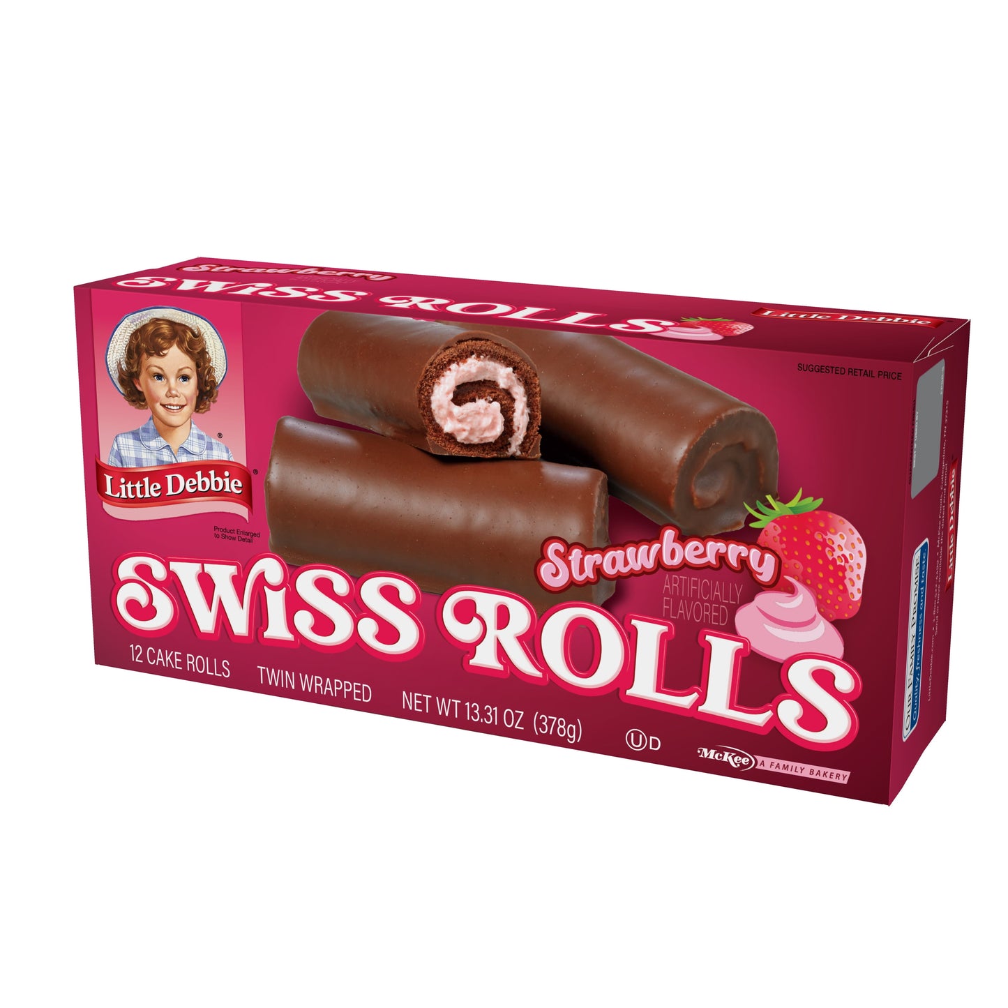 Little Debbie Strawberry Swiss Rolls