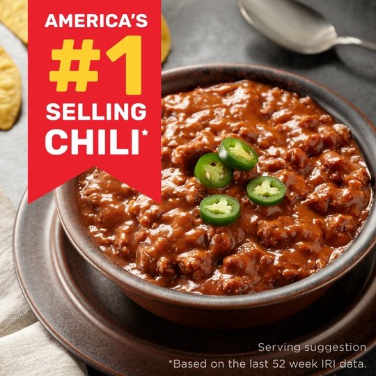 HORMEL Chili, No Beans, No Artificial Ingredients, 15 oz Aluminum Can