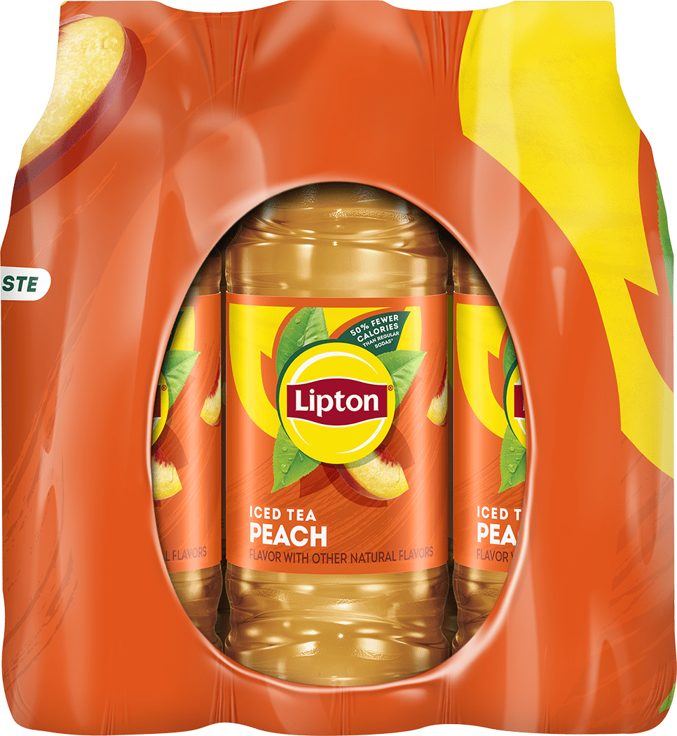 Lipton Peach Iced Tea, 16.9 oz, 12 Pack