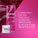 Durex Cherry Flavored Water Based Lube, Personal Lubricant for Oral Sex & Anal Sex, 3.38 fl oz