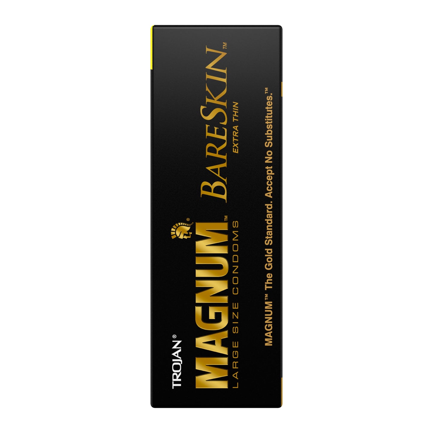 TROJAN Magnum BareSkin Lubricated Large Condoms, Lubricated Condoms, 24 Count Value Pack