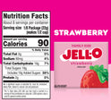 Jell-O Strawberry Artificially Flavored Gelatin Dessert Mix, Family Size, 6 oz Box