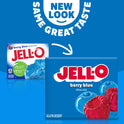 Jell-O Berry Blue Artificially Flavored Gelatin Dessert Mix, 3 oz Box