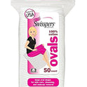 Swisspers Premium Cotton Oval Pads 50ct