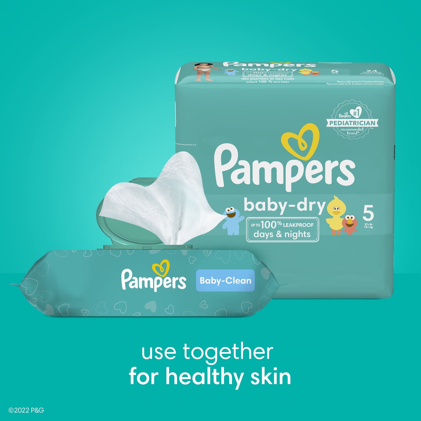 Pampers Baby Dry Diapers Size 4, 144 Count (Select for More Options)