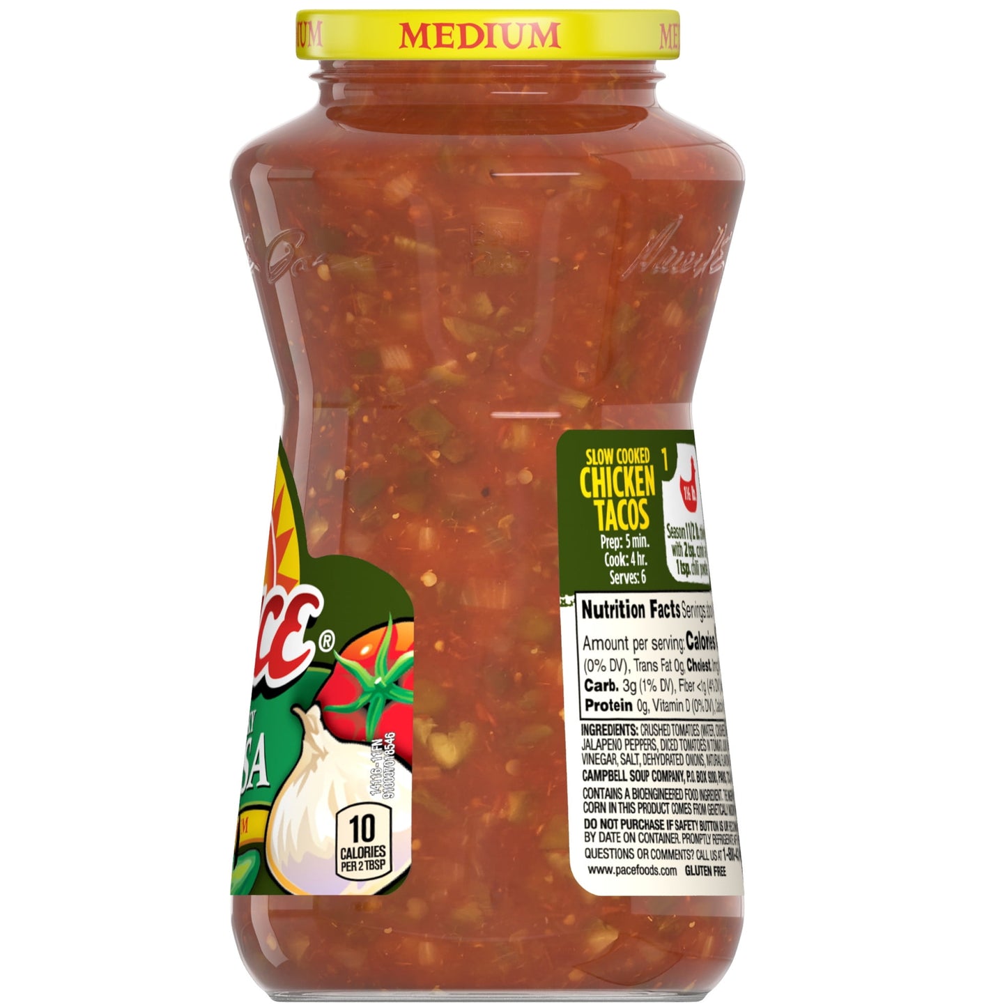 Pace Chunky Salsa Medium, 16 oz Jar