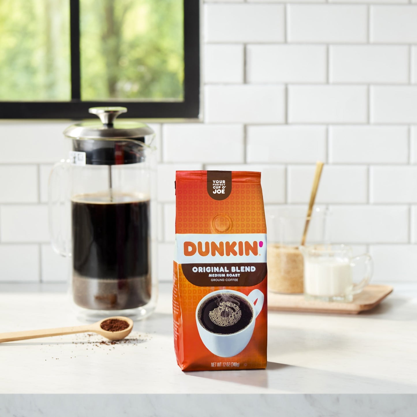 Dunkin Original Blend Coffee, Medium Roast Coffee, 12 Oz Bag