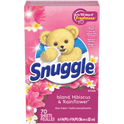 Snuggle  Fabric Softener Dryer Sheets, Island Hibiscus & Rainflower, 70 Count