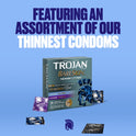 TROJAN Bareskin The EveryTHIN Pack Lubricated Condoms, 24 Count