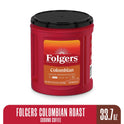 Folgers Colombian Coffee, Medium Roast Ground Coffee, 33.7 Ounce Canister