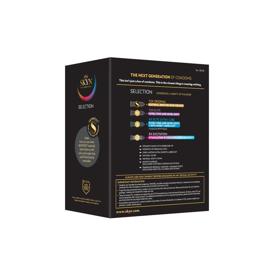 Skyn Selection Non-Latex Lubricated Condoms, 36 Count instafresh Skyn Selection Non-Latex Lubricated Condoms, 36 Count instafresh