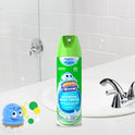 Scrubbing Bubbles Bathroom Grime Fighter Aerosol, Disinfectant Spray; Effective Tile, Bathtub, Shower and Overall Bathroom Cleaner (1 Aerosol Spray), Rainshower, 20 Oz