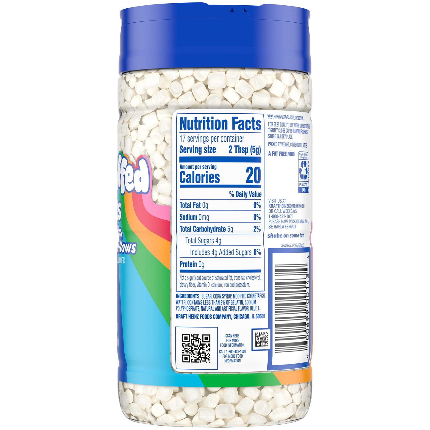 Jet-Puffed Vanilla Marshmallow Bits, 3 oz Shaker