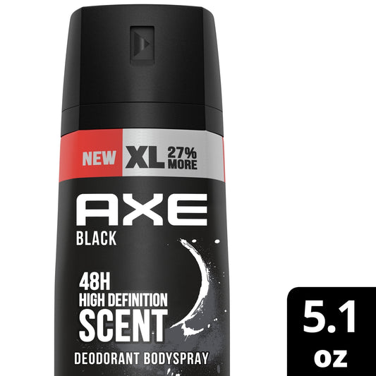 Axe Black Long Lasting Men's Antiperspirant Deodorant Spray, Frozen Pear and Cedarwood, 5.1 oz