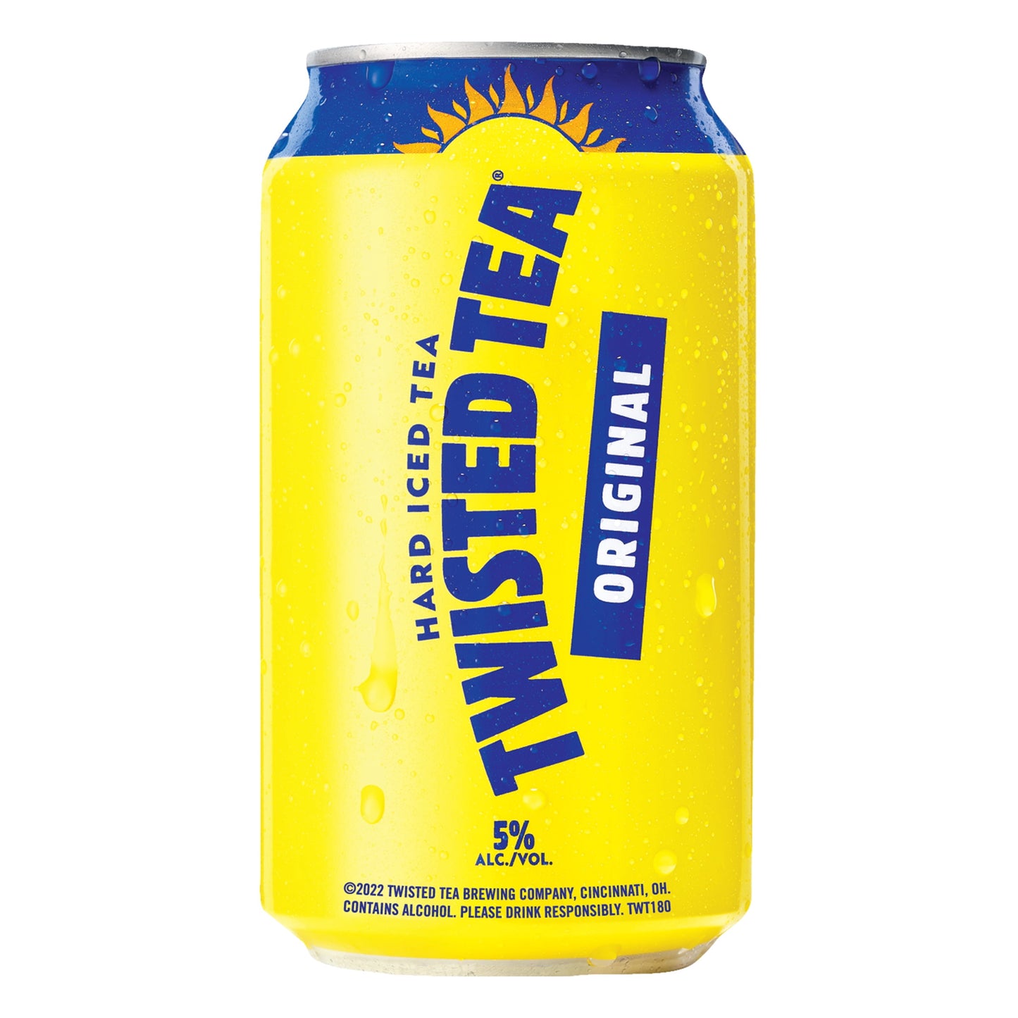 Twisted Tea Original Hard Iced Tea, 12 Pack, 12 fl oz Cans, 5% ABV