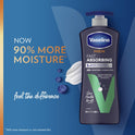 Vaseline Men Fast Absorbing Non Greasy Body Face and Hand Lotion, 20.3 fl oz