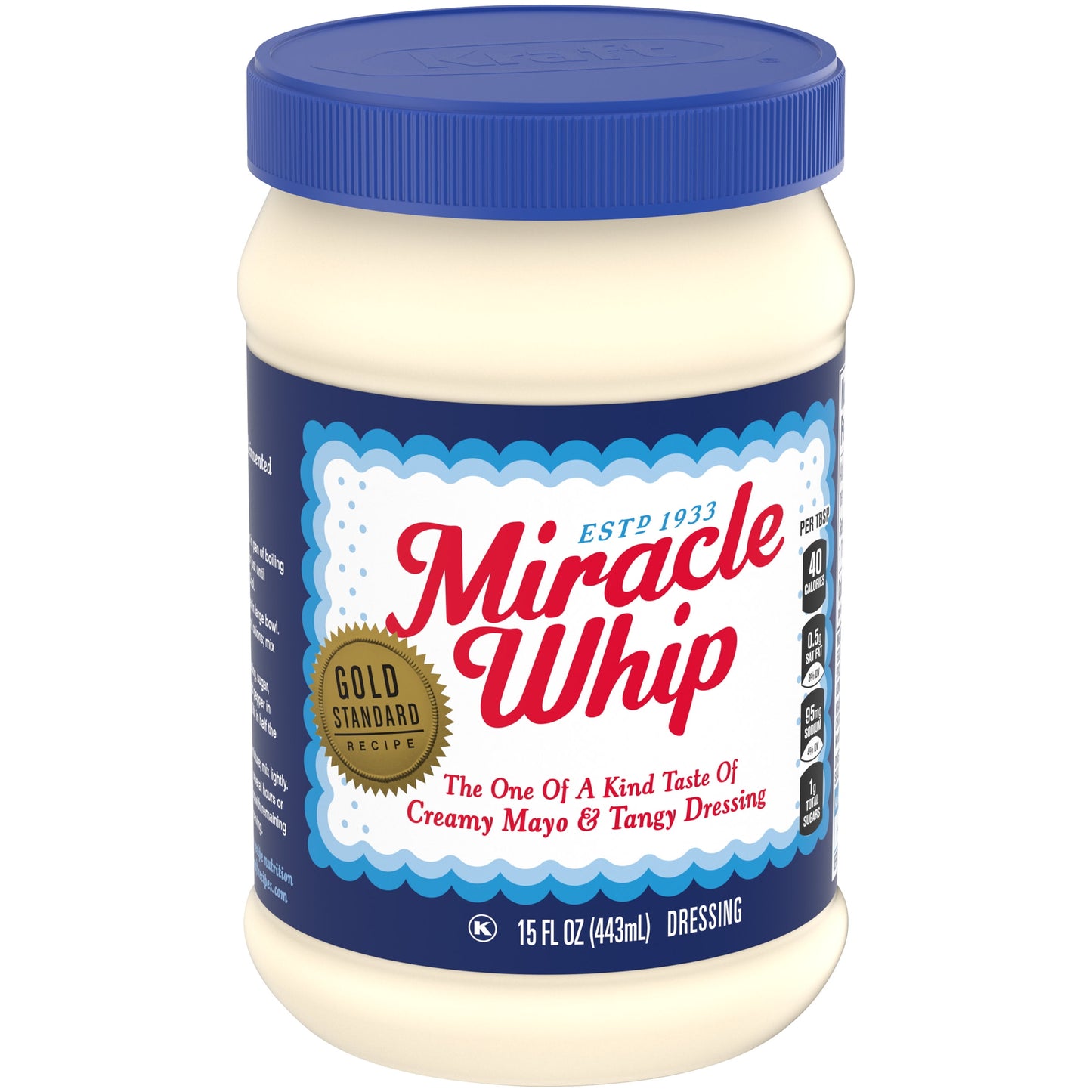 Miracle Whip Mayo-like Dressing Jar, 15 fl