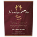 Menage a Trois Silk Red Wine, 750 ml Bottle