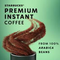 Starbucks Premium Instant Coffee, Dark Roast, 100% Arabica Beans, 3.17 Oz