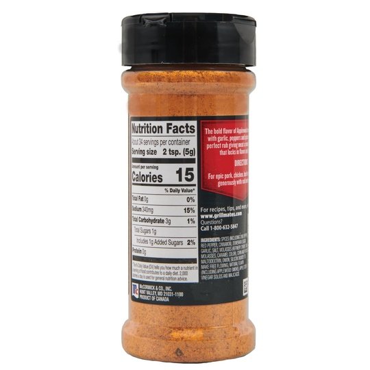 McCormick Grill Mates Applewood Rub, 6 oz Mixed Spices & Seasonings