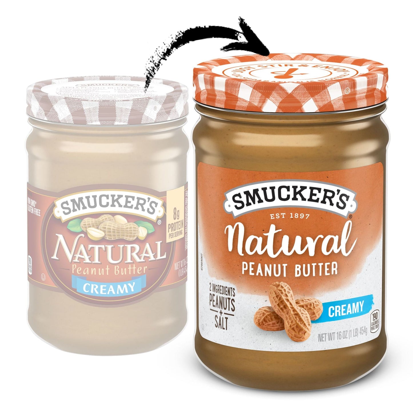 Smucker's Natural Creamy Peanut Butter, 16 Ounces