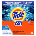 Tide Plus Ultra Oxi Powder Laundry Detergent, 35 Loads, 63 oz