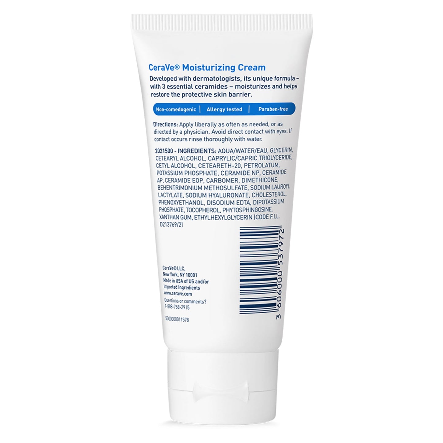 CeraVe Moisturizing Cream, 1.89 Oz.