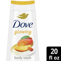 Dove Glowing Long Lasting Gentle Body Wash, Mango and Almond Butter, 20 fl oz