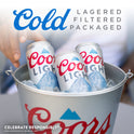 Coors Light Lager Beer, 24 Pack, 12 fl oz Cans, 4.2% ABV